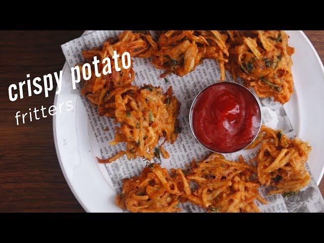 Quick Crispy Jhal Pitha | Potato Fritters | Potato Pakora