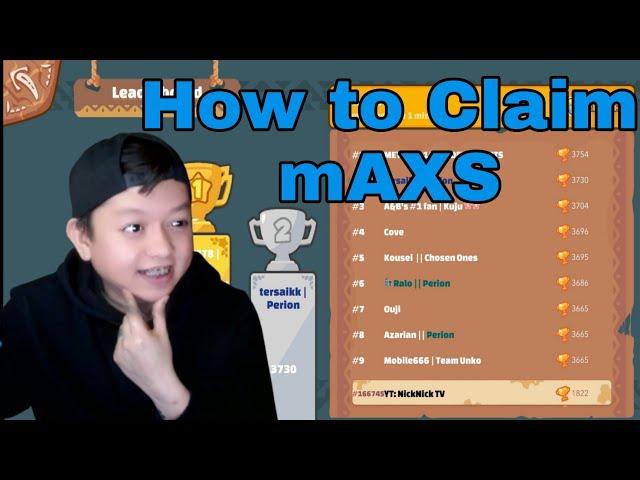 HOW TO CLAIM AXS / mAXS REWARD | SEASON 20 | AXIE INFINITY