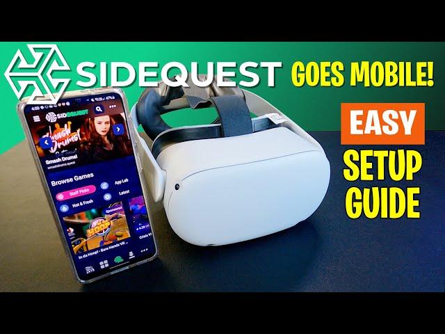 SIDEQUEST MOBILE APP SETUP GUIDE | Oculus Quest 2  | SIDELOAD WITHOUT A PC!