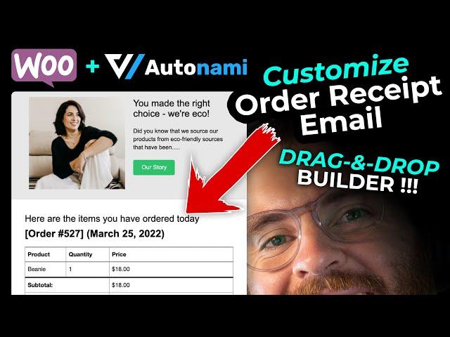 Customize WooCommerce Emails - using DRAG and DROP (NEW) + Customize WooCommerce Order Confirmation