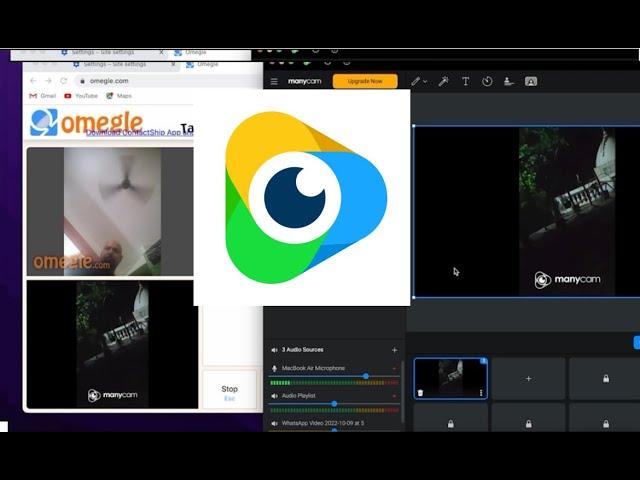 How to use many cam on Omegle #omegle #manycam #omegleindia #viral
