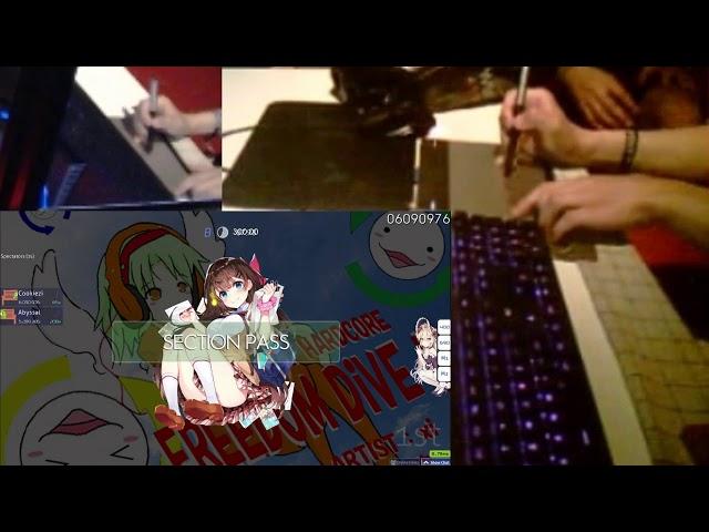 Cookiezi playing at COE2018 with big handcam (FD4D +HDHR)