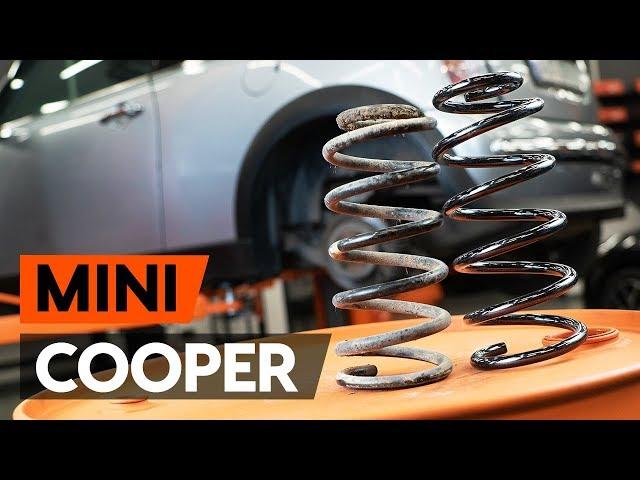 Как да сменим задна пружина за ходовата част на MINI COOPER 1 (R50, R53) [ИНСТРУКЦИЯ AUTODOC]