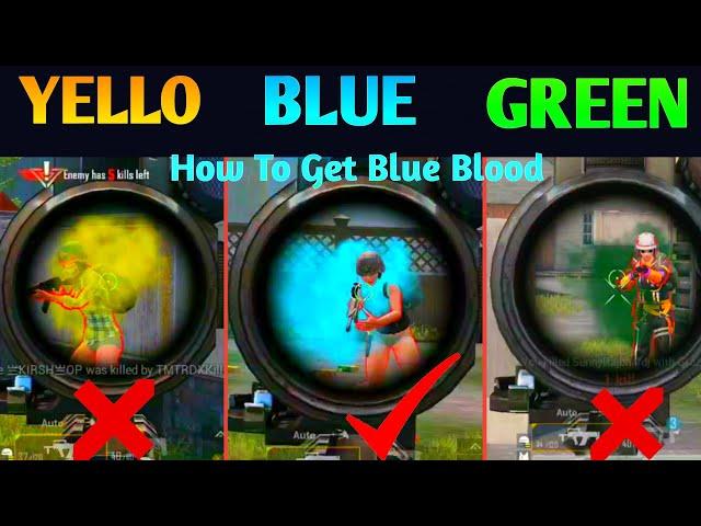 How To Get Blue Blood Hit Effect In BGMIHow To Enable Blue Hit Effect In Battleground Mobile India