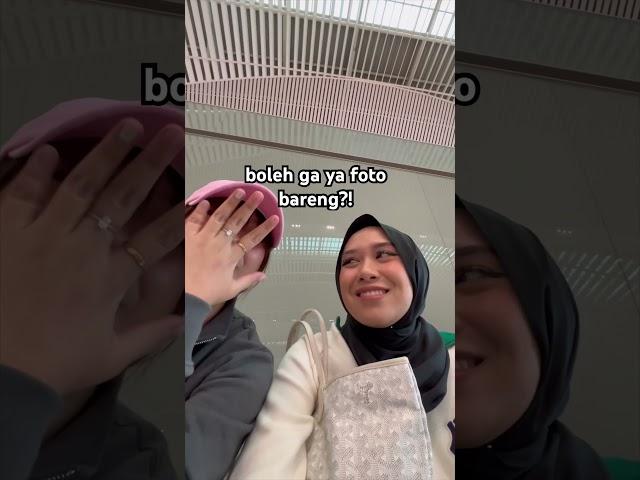 MERINDING KETEMU MOON GA YOUNG DI BANDARA:’) #youtubeshorts #shadirafirdausi #shorts