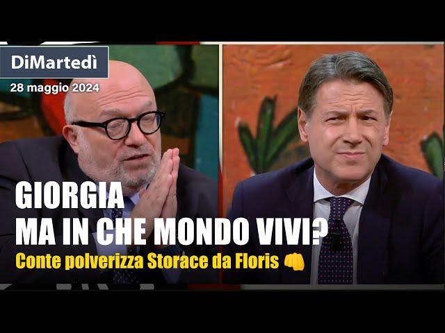 Giuseppe Conte polverizza Storace da Floris 