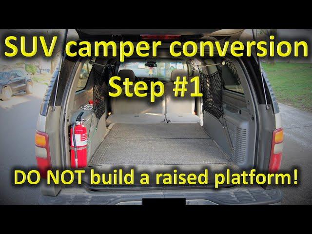 Turn your SUV into a camper!