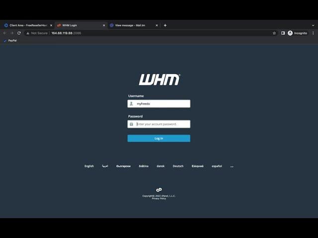 How to Get a Free Reseller Hosting WHM cPanel Unlimited Accounts | FreeWHMReseller.com