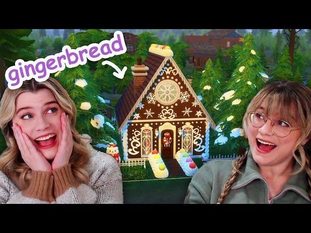 can we build a gingerbread house in the sims 4?