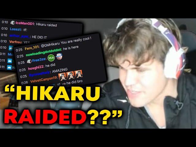 Magnus Carlsen CAN'T BELIEVE that Hikaru Nakamura's RAIDED Him on TWITCH