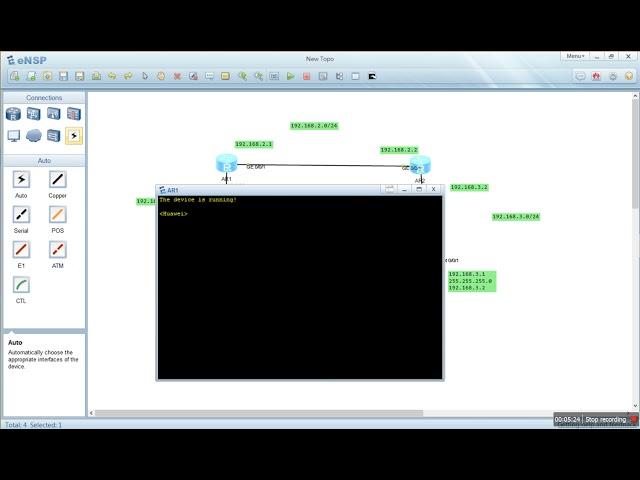 Static Route LAB 01 on Huawei Devices