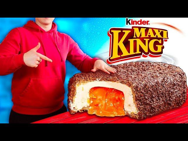 Giant 154-Pound Kinder Maxi King | How to Make The World’s Largest DIY Kinder Maxi King by VANZAI