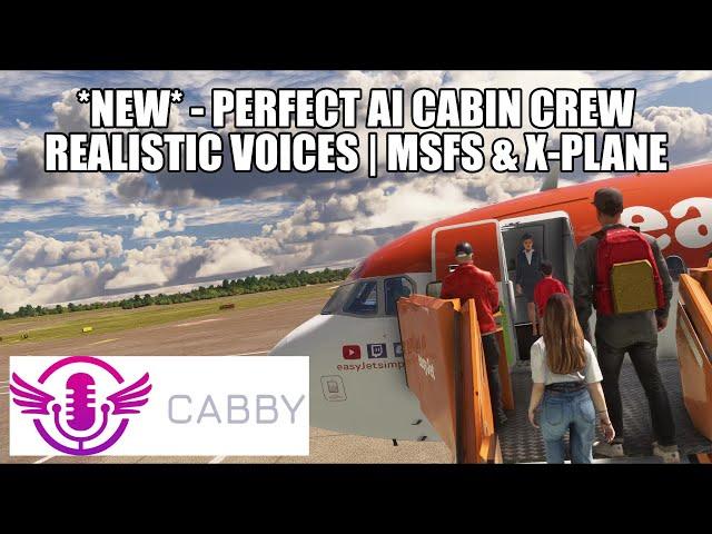 *NEW* AI Cabin Announcements - The Most Realistic Cabin Add-On | MSFS & X-Plane