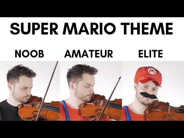 4 Levels Of Mario Music: Noob to Elite