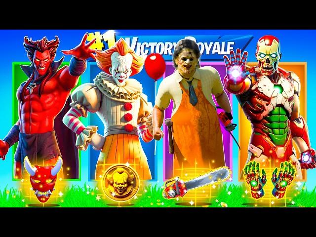 The ULTIMATE HALLOWEEN BOSS Challenge in Fortnite (Mephisto, Zombie Ironman, Pennywise)