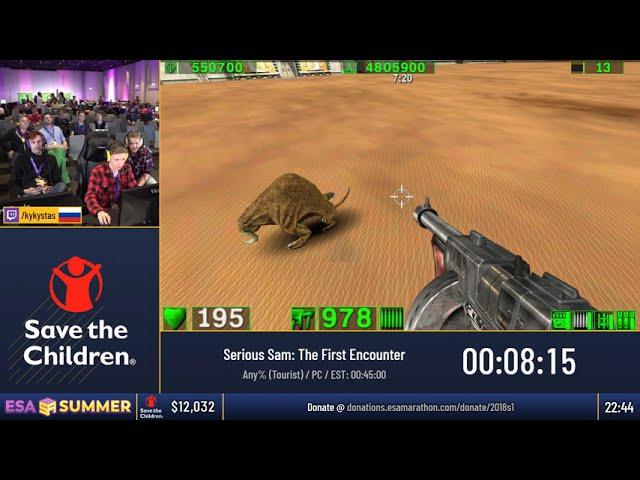 #ESASummer18 Speedruns - Serious Sam: The First Encounter [Any% (Tourist)] by Kykystas