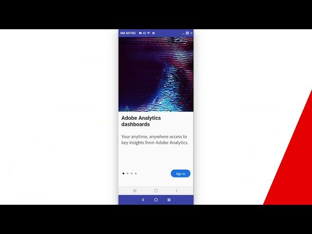 Adobe Analytics dashboards Mobile App Experience