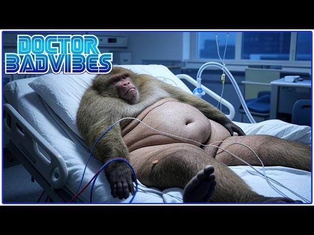 Obese Monkey Ate Himself to Death