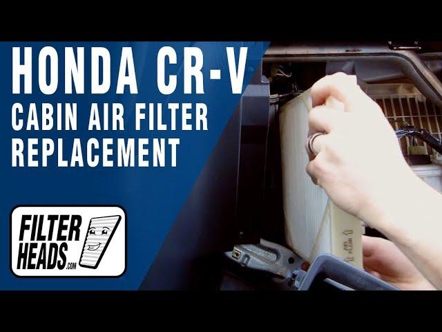 How to Replace Cabin Air Filter Honda CR-V