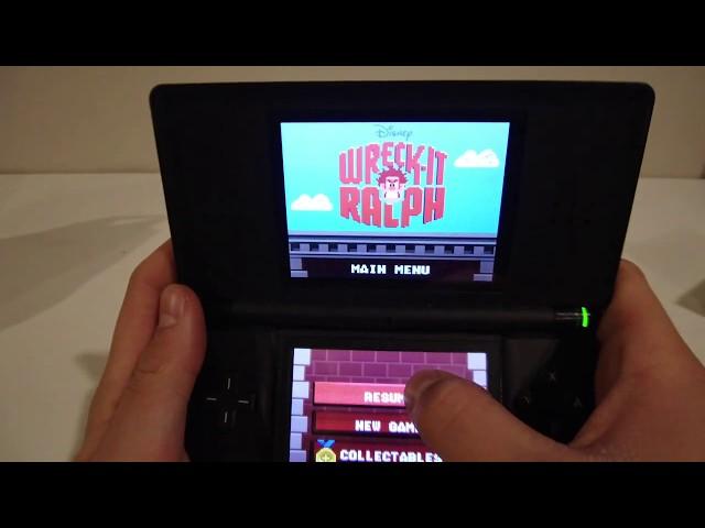 wreck it ralph ( DS LITE )gameplay !!!!!