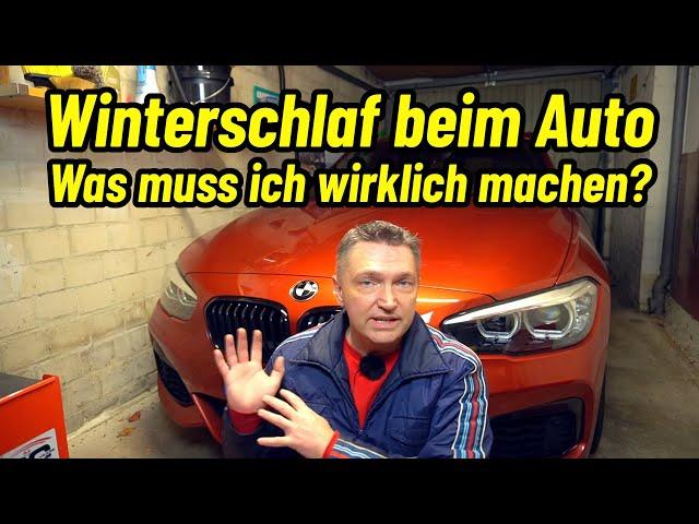 Winterschlaf - Saison Auto einlagern: Was muss man wirklich machen? Mazda MX-5, BMW M140i usw.