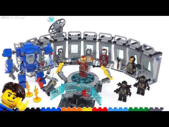 LEGO Marvel Avengers Iron Man Hall of Armor review! 76125