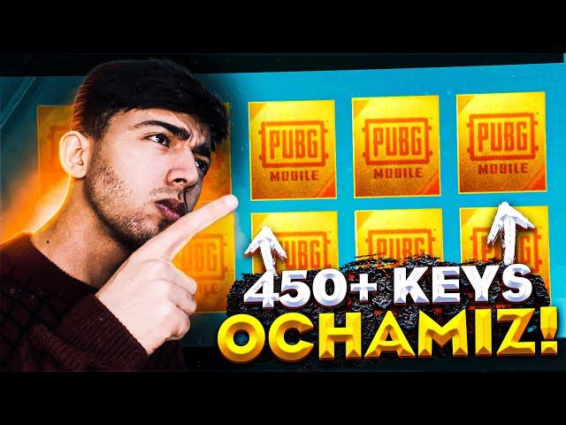 O'ZIMNI PROFILIMDA 450+ KEYS OCHDIM  - PUBG MOBILE!!