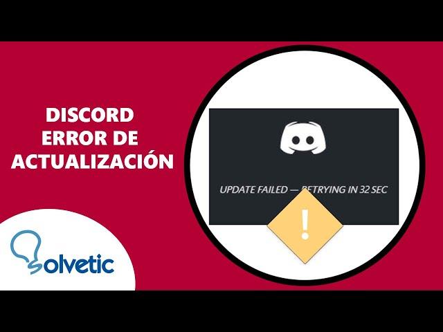 Discord Error de Actualizacion