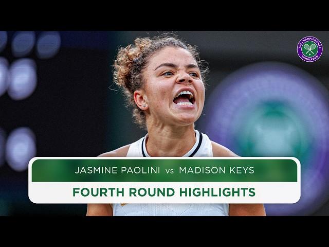 An epic rollercoaster | Jasmine Paolini vs Madison Keys | Highlights | Wimbledon 2024