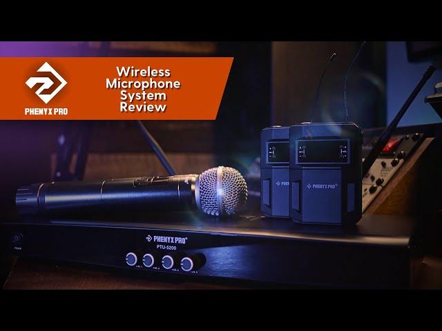 PHENYX PRO  Wireless Microphone System Review  PTU 5200 2H2B