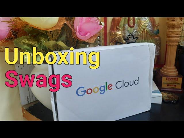 Google Cloud Swags Unboxing || Qwiklabs Arcade 2022 || @btecky