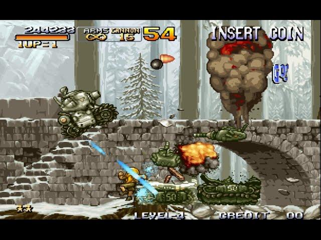 rambo lùn huyền thoại ( chiến binh thép ) game ps1 tuổi thơ [Metal Slug: Super Vehicle-001]