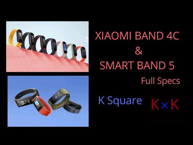 K Tech | Xiaomi Band 4C & Smart Band 5 | Comparison | K Square