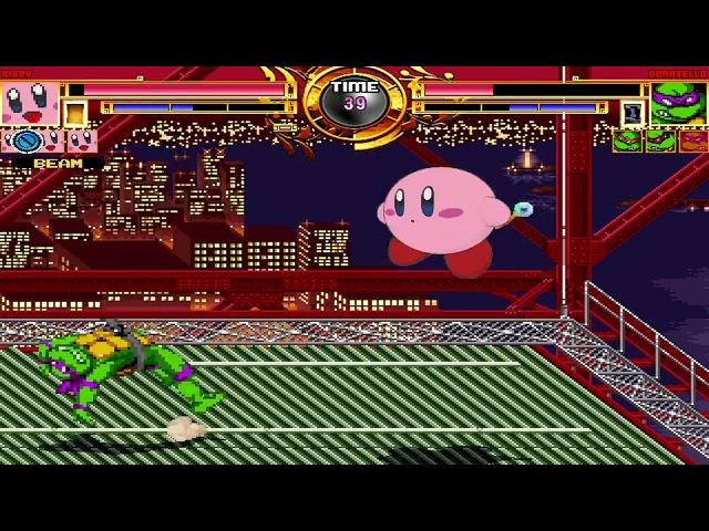 NICK54222 MUGEN: Kirby VS Teenage Mutant Ninja Turtles