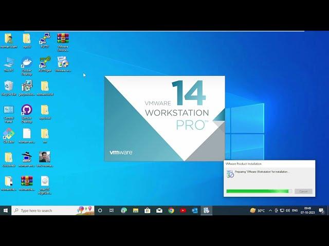 how to install vmware workstation 14 pro on windows 10