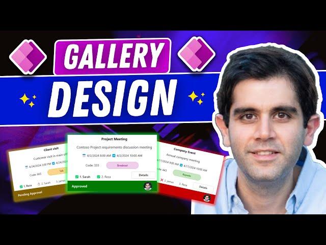 How to build a Responsive Modern Gallery in Power Apps | Tutorial