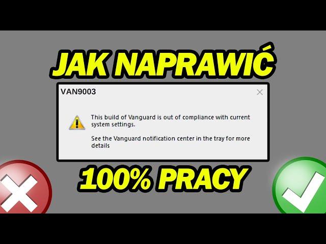 Napraw VAN9003 Valorant Windows 11 | Ta Wersja Vanguard Jest Niezgodna Z Błędem Valorant