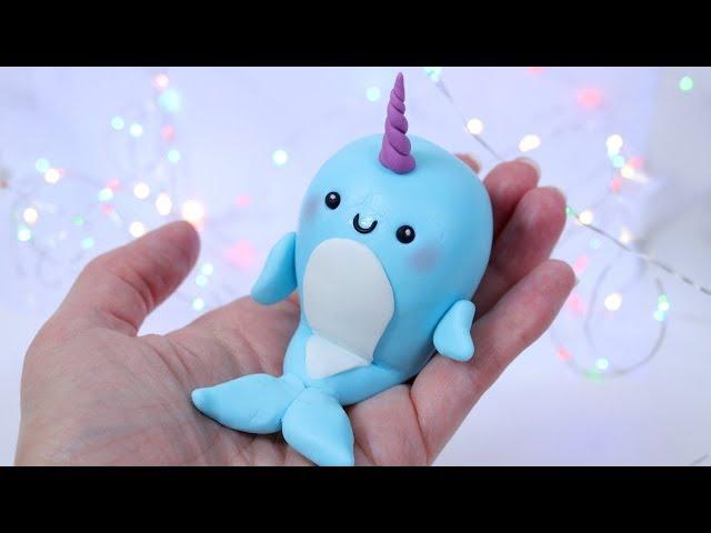 Jak ulepić Narwala! DIY Narwal kawaii figurka tutorial