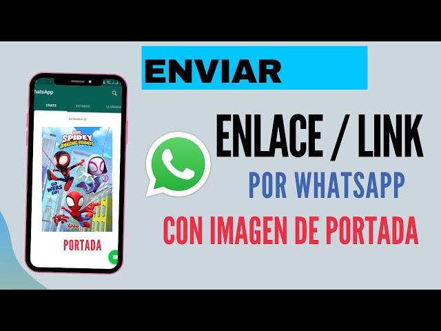 Enviar INVITACION WEB ENLACE / LINK WhatsApp con IMAGEN de Portada