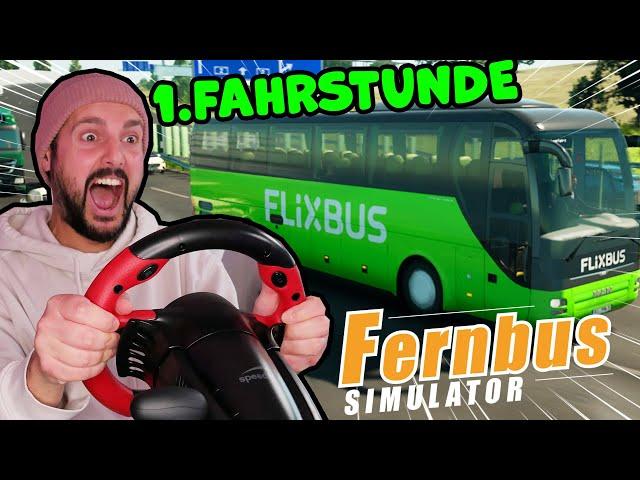 Ich arbeite 1 TAG ALS BUSFAHRER BEIM FERNBUS SIMULATOR (mit Lenkrad)! Schlimmste Reise jemals...