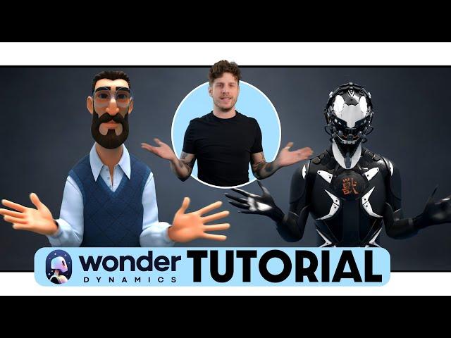 Wonder Dynamics Tutorial - MOTION CAPTURING and CG CHARACTERS made easy