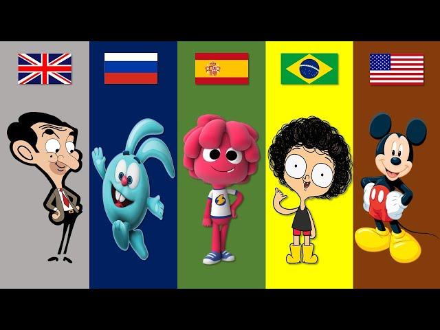 Cartoons From Different Countries | Pt.3