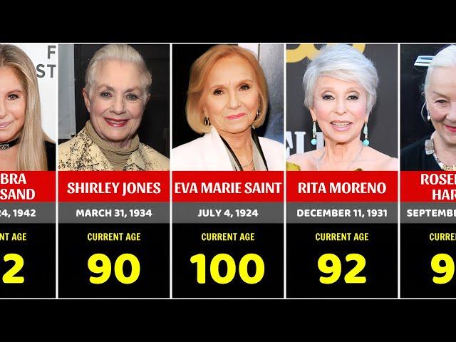 Age Of Famous Senior Hollywood Actresses In 2024