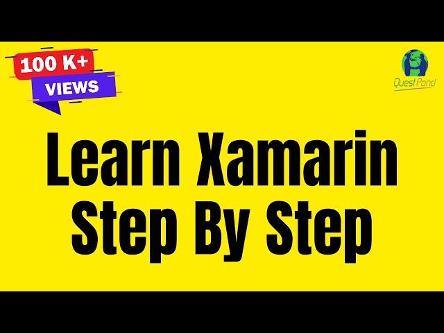 Xamarin Android  C# Tutorial for Beginners | Xamarin Tutorial | Xamarin C# Android