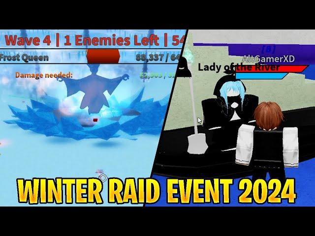 NEW WINTER RAID EVENT 2024! | Boku No Roblox