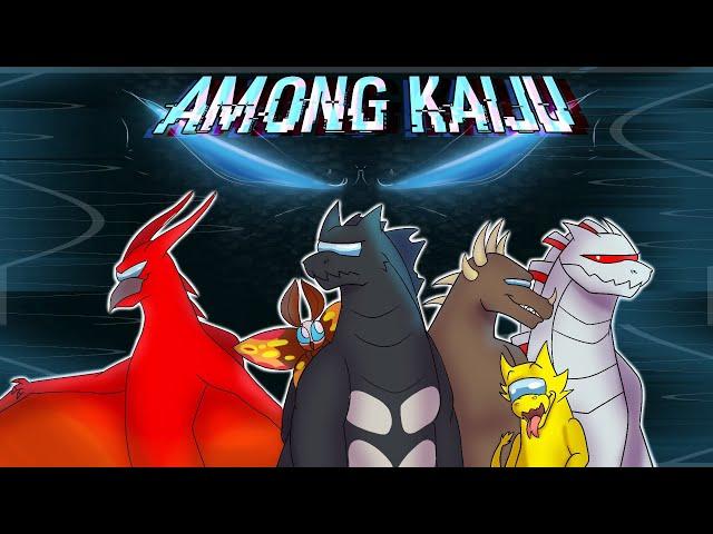 AMONG KAIJU DUBBED | Godzilla in Among Us Animation by Dinomania