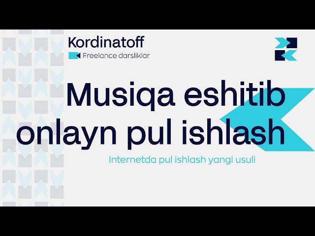 Musiqa eshitib pul ishlash | Sarmoyasiz pul ishlash | Internetda pul ishlash yangi usuli