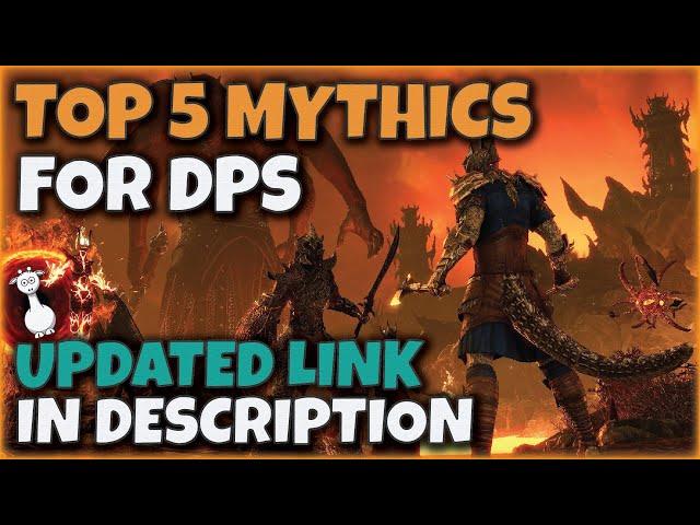 Top 5 Mythic Items for a DPS in ESO | Update Link in Description | Elder Scrolls Online