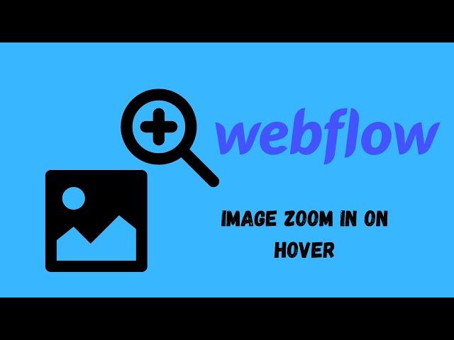 Stunning Webflow image Zoom in on hover tutorial! (2022)