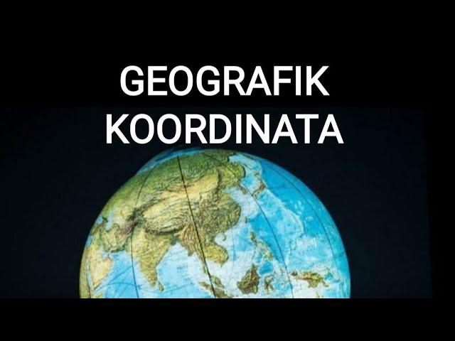 koordinatalar xususida masalalar. Geografiya masalalarini o'rgatuvchi ilmiy kanal